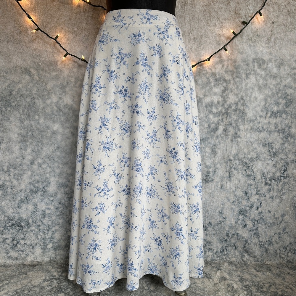 altar‘d state Floral Blue and White Women's Skirt